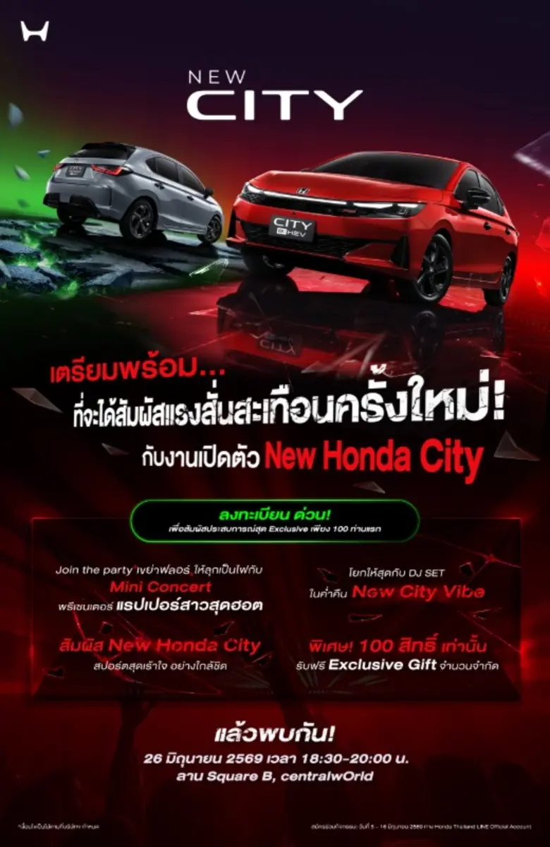 บริษัท ฮอนด้า ออโตโมบิล (ประเทศไทย) จำกัด ประกาศยืน...