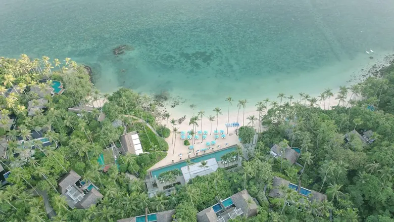 At Four Seasons Resort Koh Samui, the first impress...