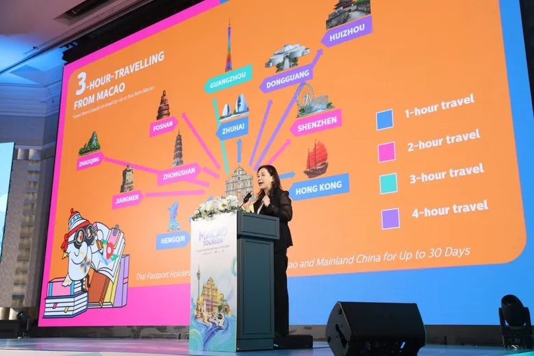 การท่องเที่ยวมาเก๊ารุกตลาดไทยเต็มรูปแบบ นักท่องเที่ยวไทยโตสวนกระแสเศรษฐกิจ เหตุนักเดินทางเปลี่ยนมาพฤติกรรม เที่ยวทริประยะใกล้แทน