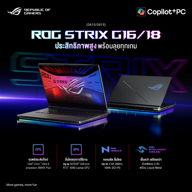 เพื่อเกมเมอร์สและครีเอเตอร์ตัวจริง ASUS R...