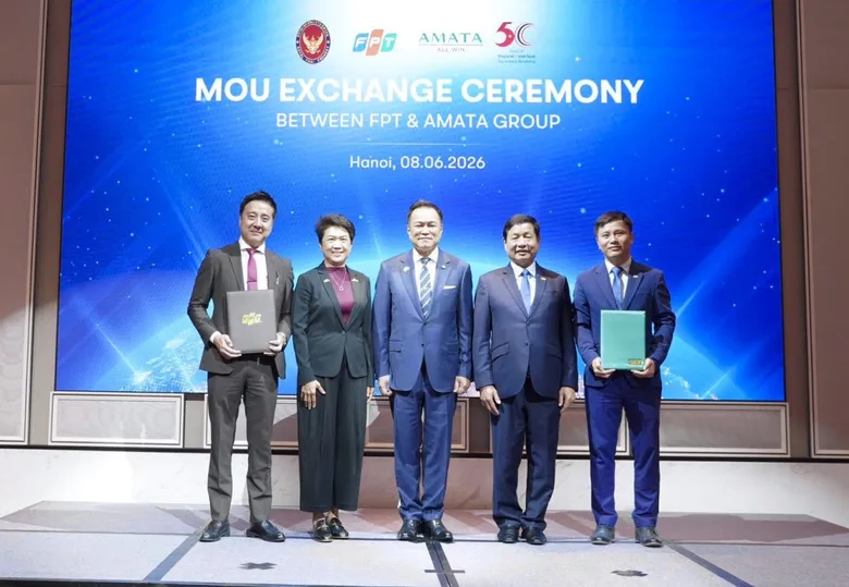 กลุ่มอมตะ - FPT ลงนามศึกษาโครงการร่วมมือดิจิทัล ยกระดับเมืองอุตสาหกรรมอัจฉริยะ ปูทางลงทุนในไทย-เวียดนาม