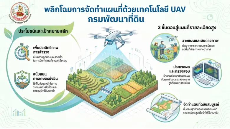 กรมพัฒนาที่ดิน โดยสำนักเทคโนโลยีการสำรวจแ...