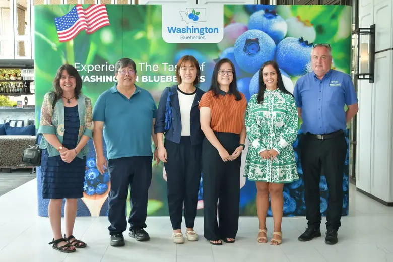 Washington Blueberries demonstrated its o...