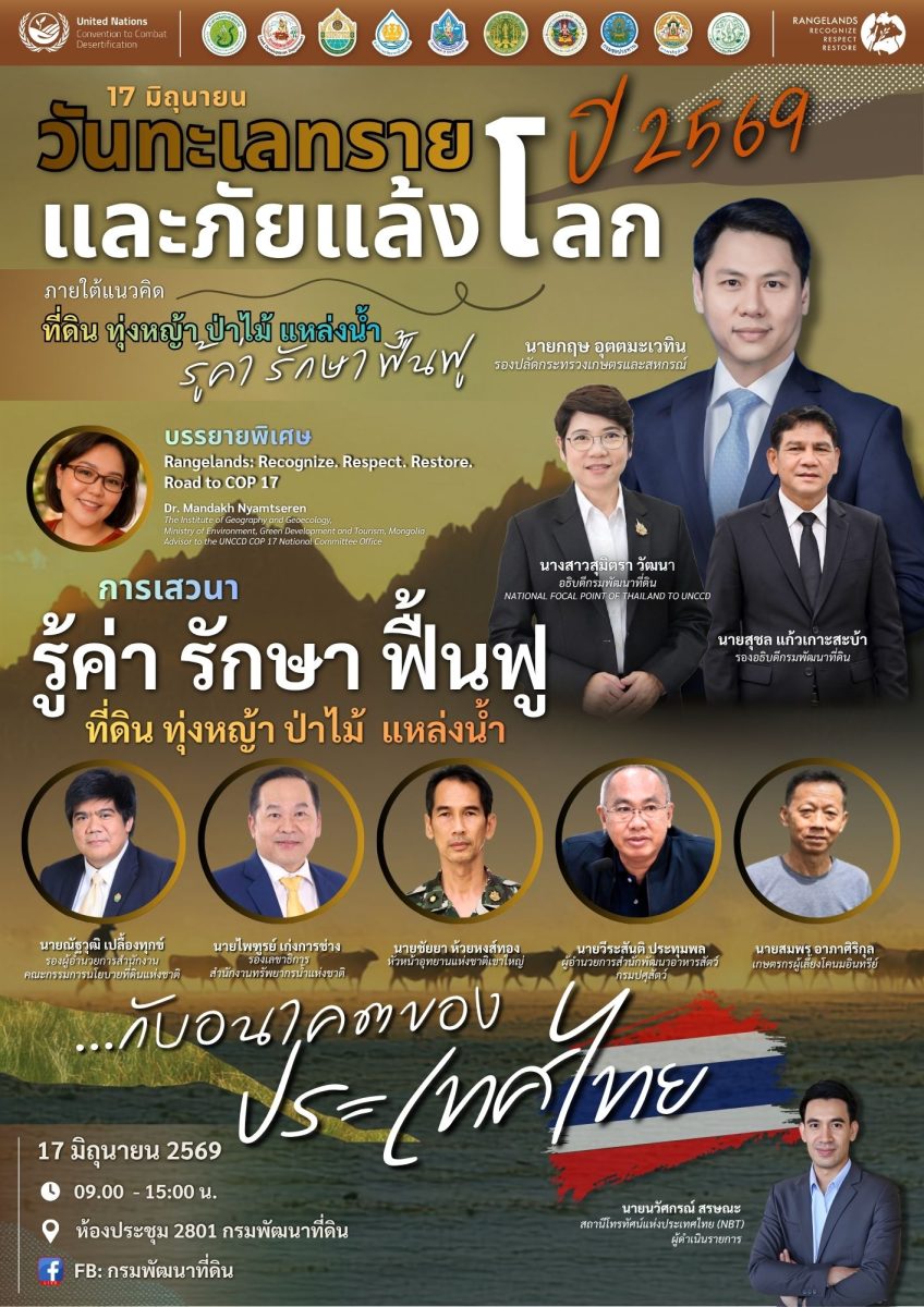 ดร.สุมิตรา วัฒนา อธิบดีกรมพัฒนาที่ดิน เปิ...