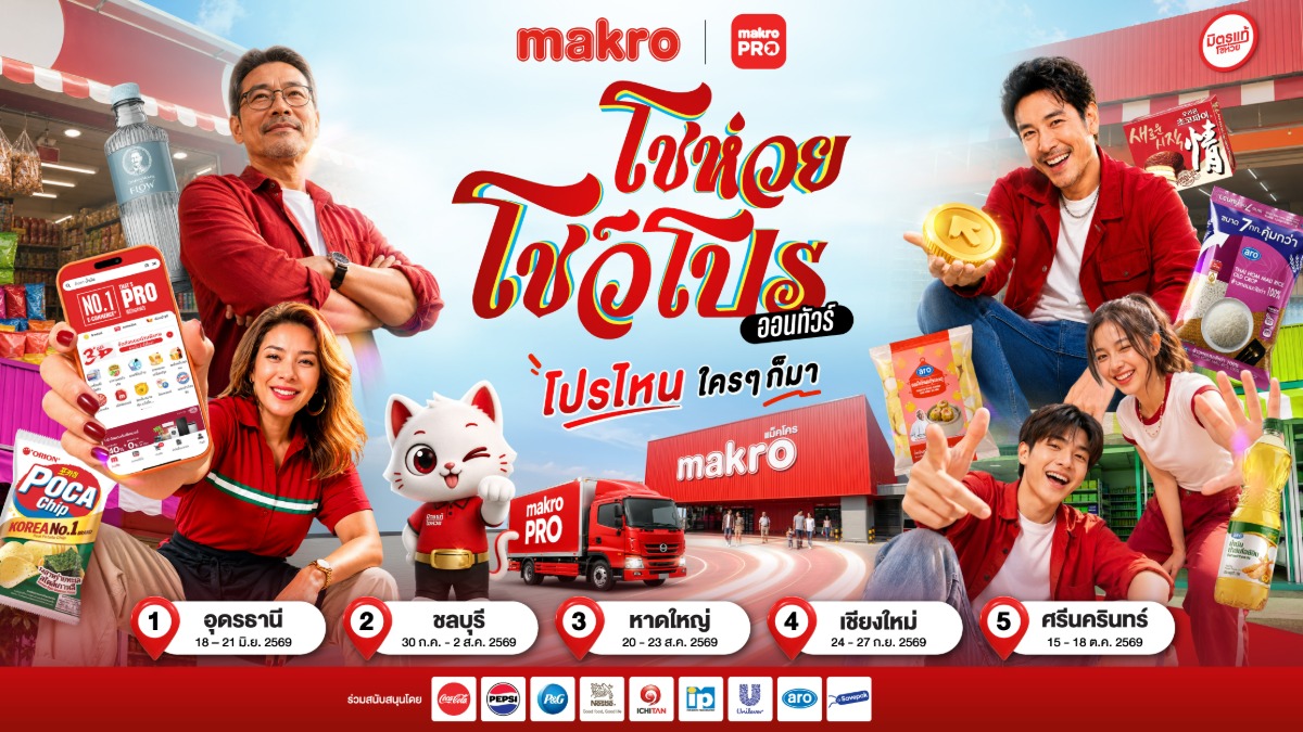 แม็คโคร ผู้นำธุรกิจค้าส่ง ภายใต้บริษัท ซี...