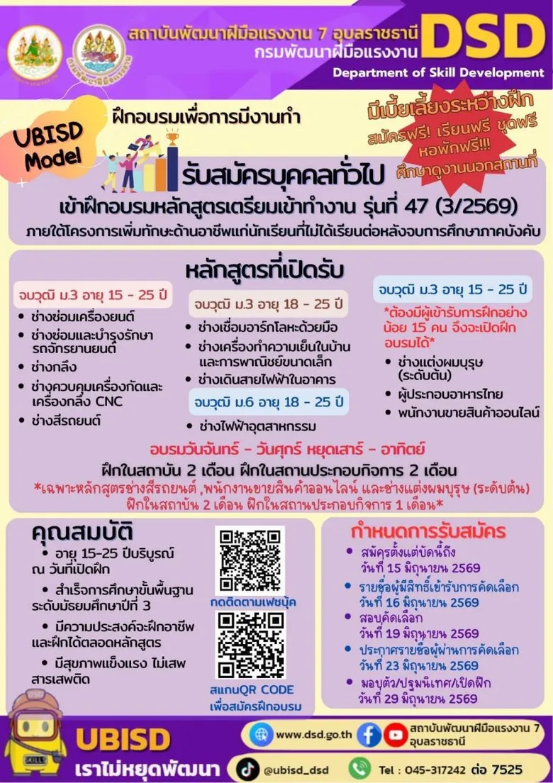 กรมพัฒน์ฯ เปิดคอร์สอัปสกิลบริการอาหาร - เครื่องดื่ม เรียนฟรีได้ใบเซอร์ รับตลาดท่องเที่ยวและบริการโต