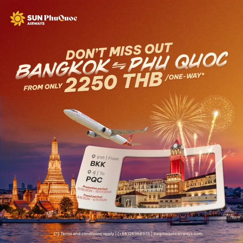 From 8 August 2026 , travellers from Thai...