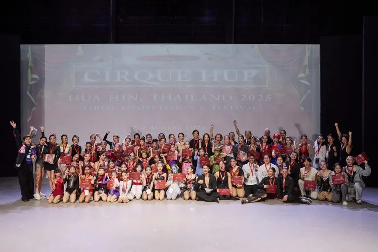 'เมื่อความสูงกลายเป็นงานศิลป์' Cirque Hup Hua Hin 2026 รวมนักกายกรรมทั่วโลกสู่เวทีอินเตอร์เนชั่นแนลที่หัวหิน 3-5 กรกฎาคมนี้