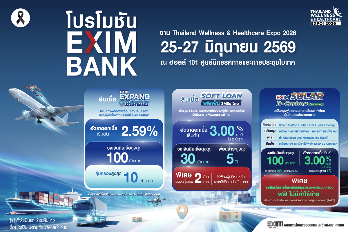 ธนาคารเพื่อการส่งออกและนำเข้าแห่งประเทศไท...