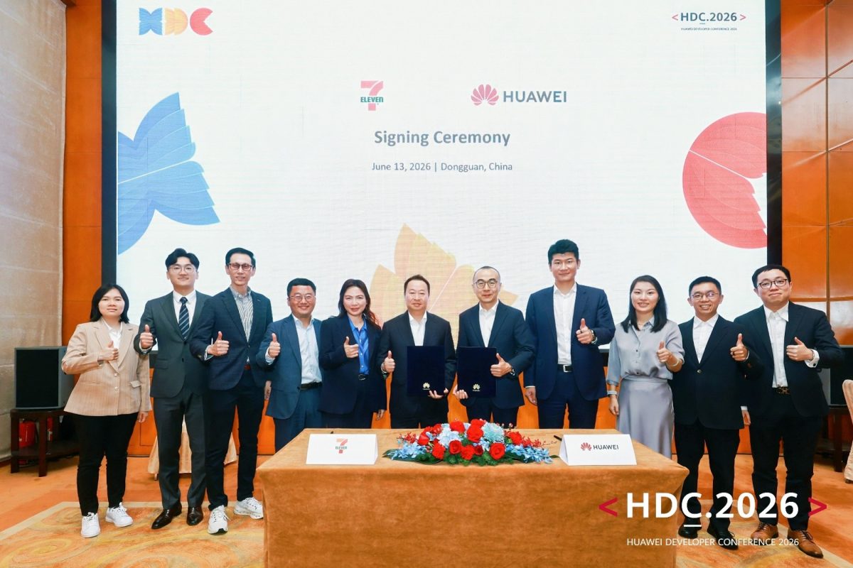 เซเว่น อีเลฟเว่น ประเทศไทย และ Huawei ประกาศความร่ว...