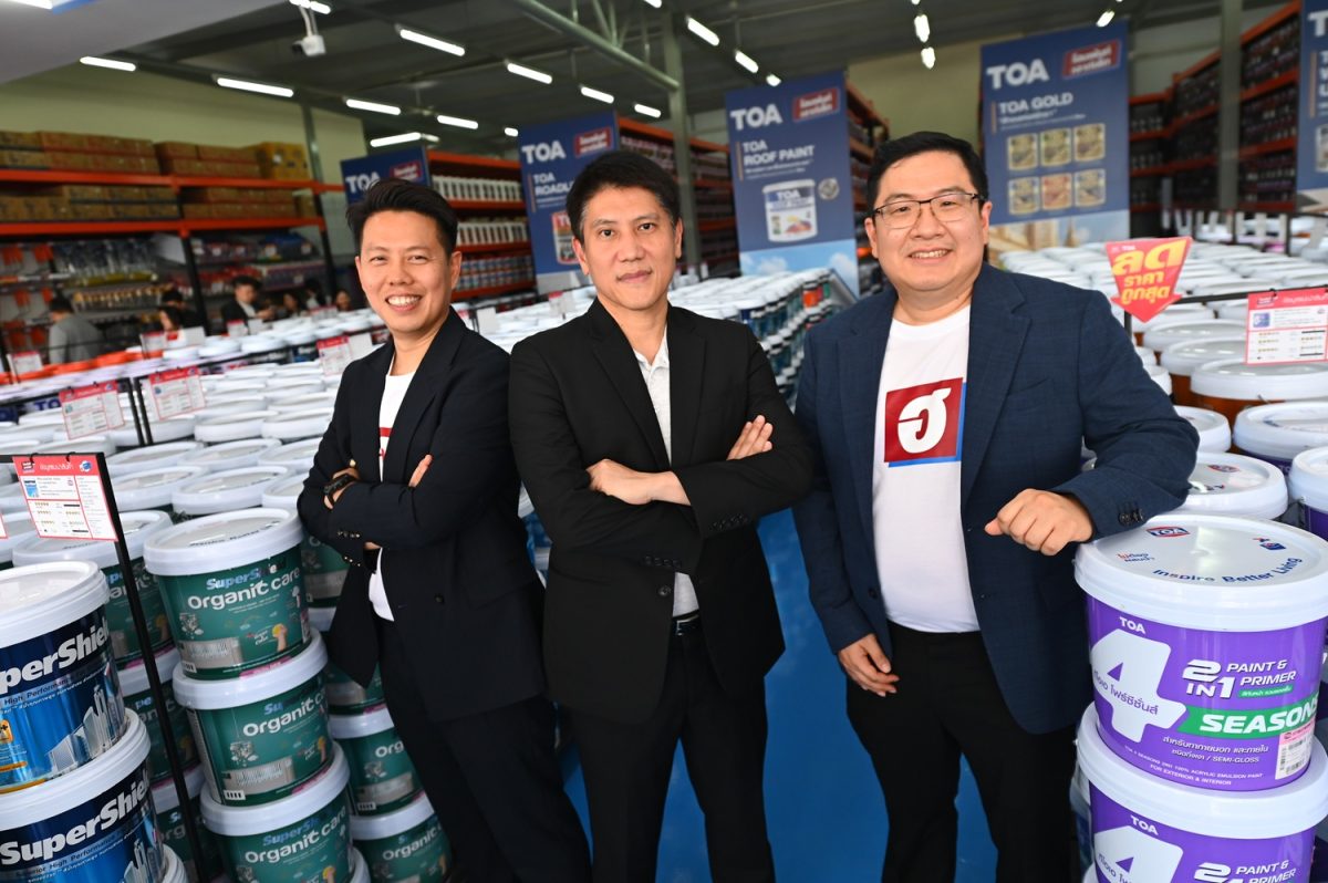 HOMEPAINT จับมือ TOA เปิดตัว Concept Store 'HOMEPAINT TOA SHOP' แห่งแรกในประเทศไทย ยกระดับประสบการณ์แบบ Total Solutions ภายใต้ Concept "ONE STOP EXPERIENCE ครบ จบ คุ้ม"