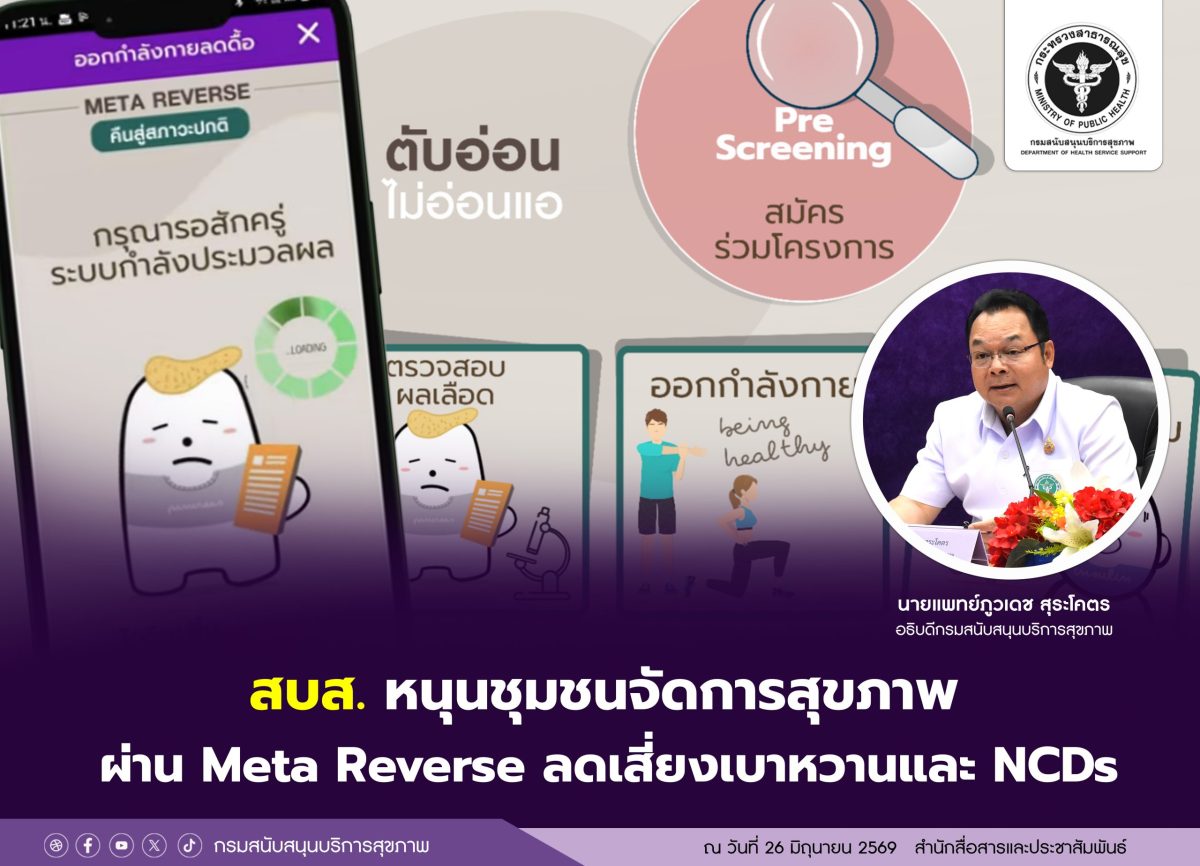 กรมสนับสนุนบริการสุขภาพ (สบส.) กระทรวงสาธ...