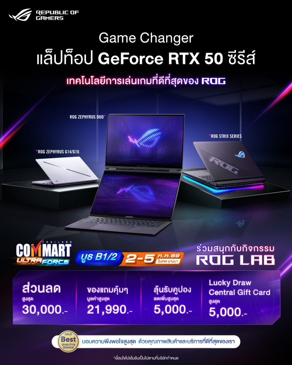 เอซุส (ประเทศไทย) และ รีพับลิก ออฟ เกมเมอ...
