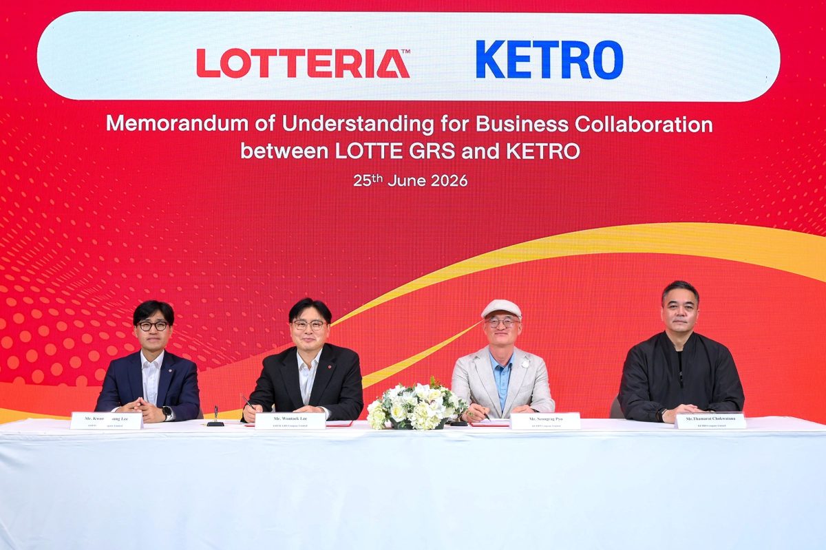 KETRO Brings Korean-Style Burgers to Thailand Secures Exclusive Rights to 'LOTTERIA' and Prepares Nationwide Expansion