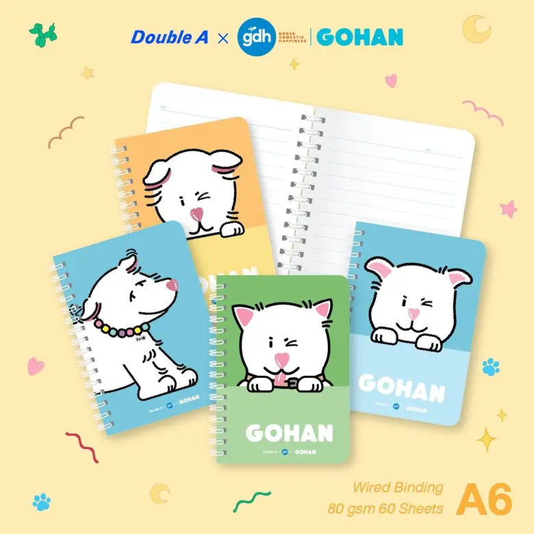 ดั๊บเบิ้ล เอ ร่วมกับ GDH เปิดตัวสินค้ากลุ่มไลฟ์สไตล์และเครื่องเขียน คอลเลกชันพิเศษ "GOHAN"