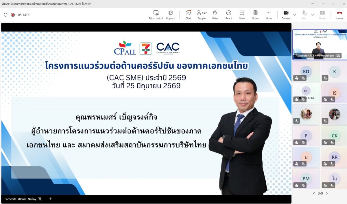 บริษัท ซีพี ออลล์ จำกัด (มหาชน) ผู้บริหาร...