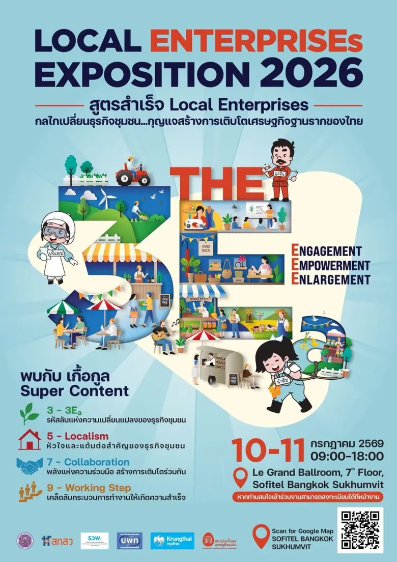บพท. พลิกนิยาม Local Enterprises (LE) จาก "ธุรกิจชุ...