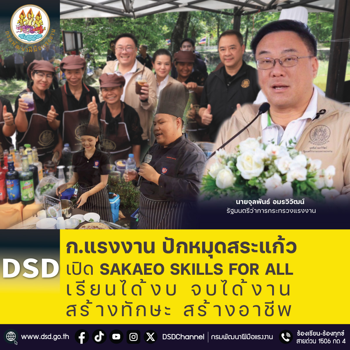 นายจุลพันธ์ อมรวิวัฒน์ รัฐมนตรีว่าการกระท...