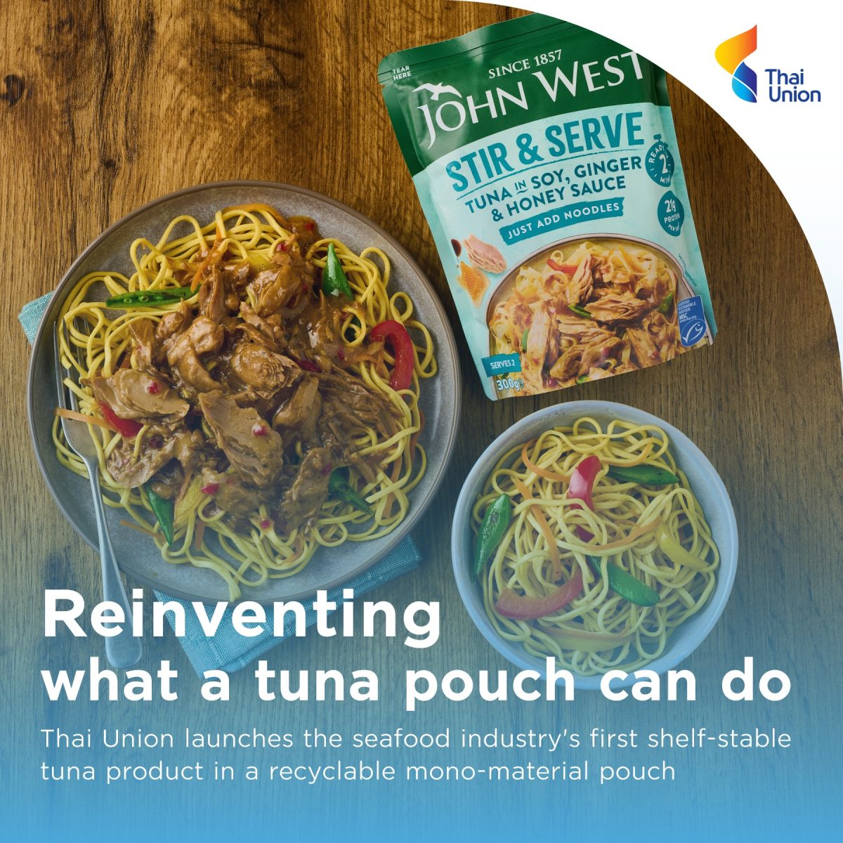 Thai Union launches industry-first shelf-stable tuna product in a recyclable mono-material pouch