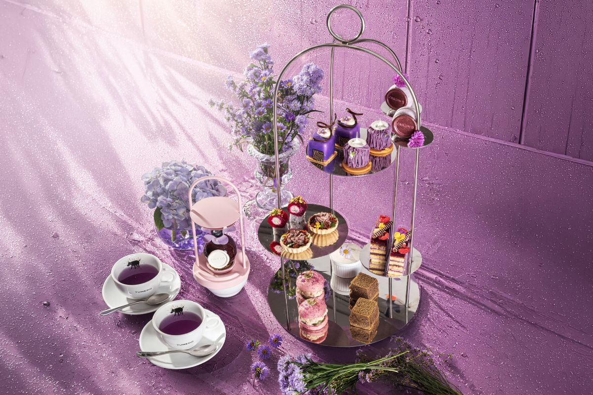 Step into a world of purple hues and deli...