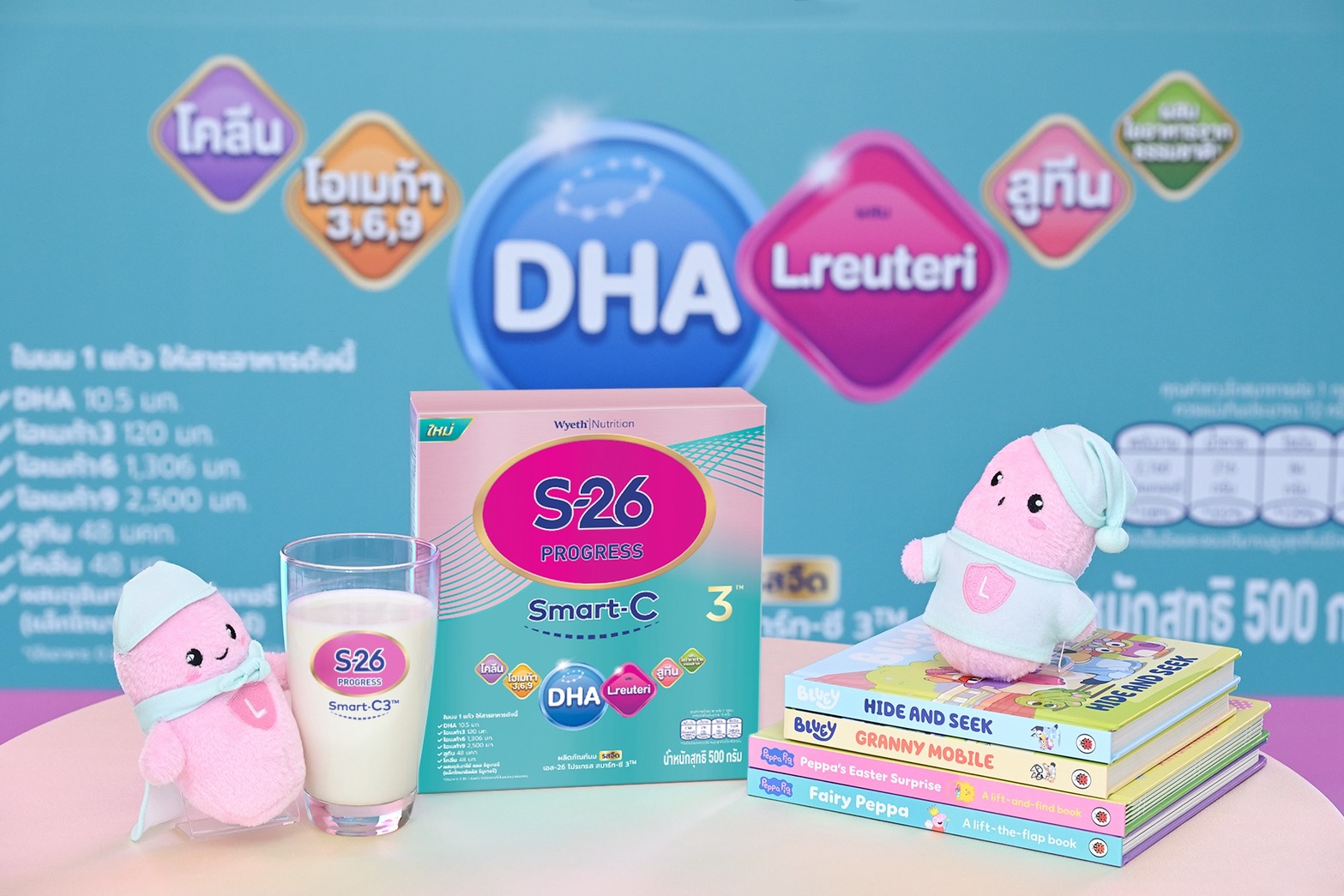 S-26 Progress Smart-C 3 เปิดตัวนมผงสูตรใหม่ เพิ่มจุลินทรีย์แอลรียูเทอรี มีดีเอชเอ และสารอาหารหลากหลาย ตอบโจทย์คุณแม่ยุคใหม่