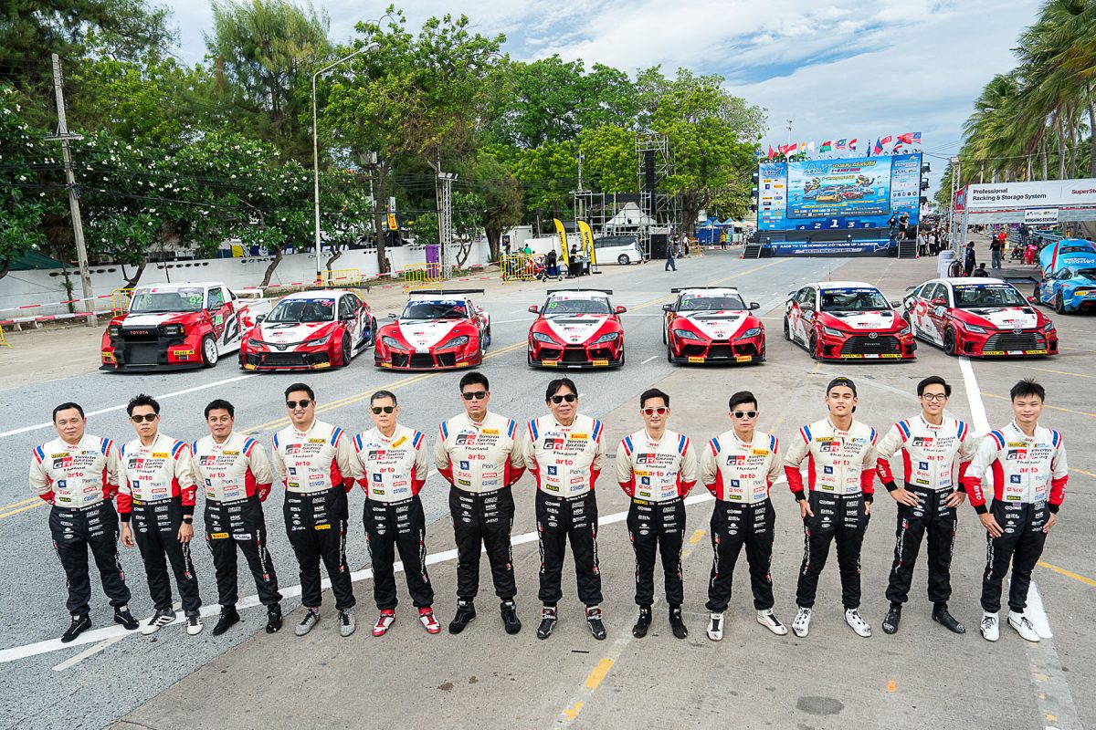 TOYOTA GAZOO Racing Thailand ระเบิดฟอร์มคว้าแชมป์ ฉลอง 40 ปี ศึก TSS ในบางแสน กรังด์ปรีซ์ฯ