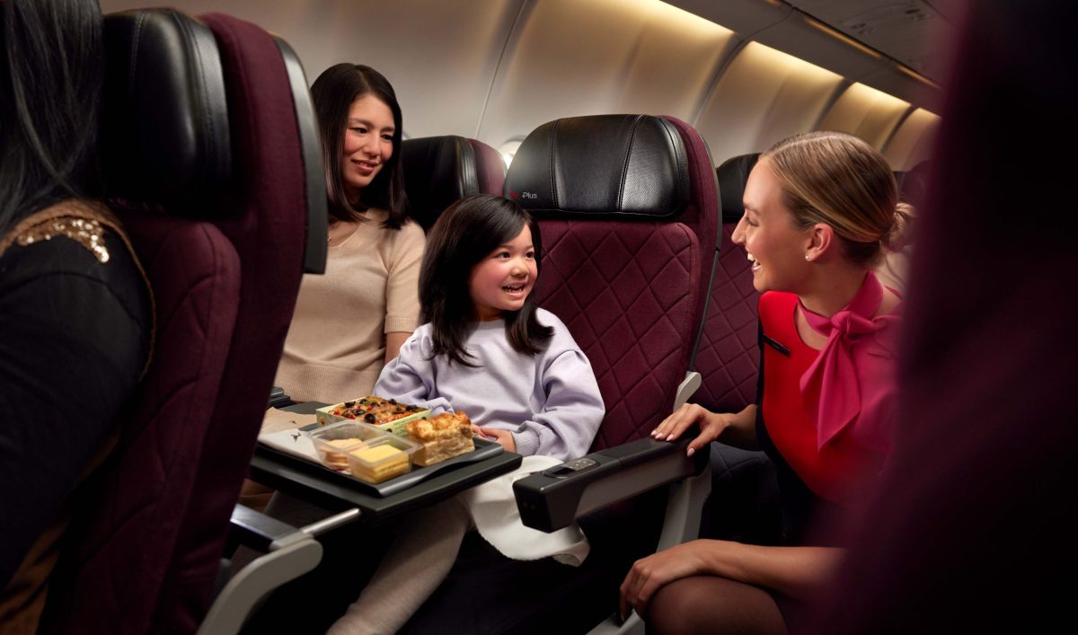 Qantas ได้เปิดให้บริการ Qantas Economy Pl...