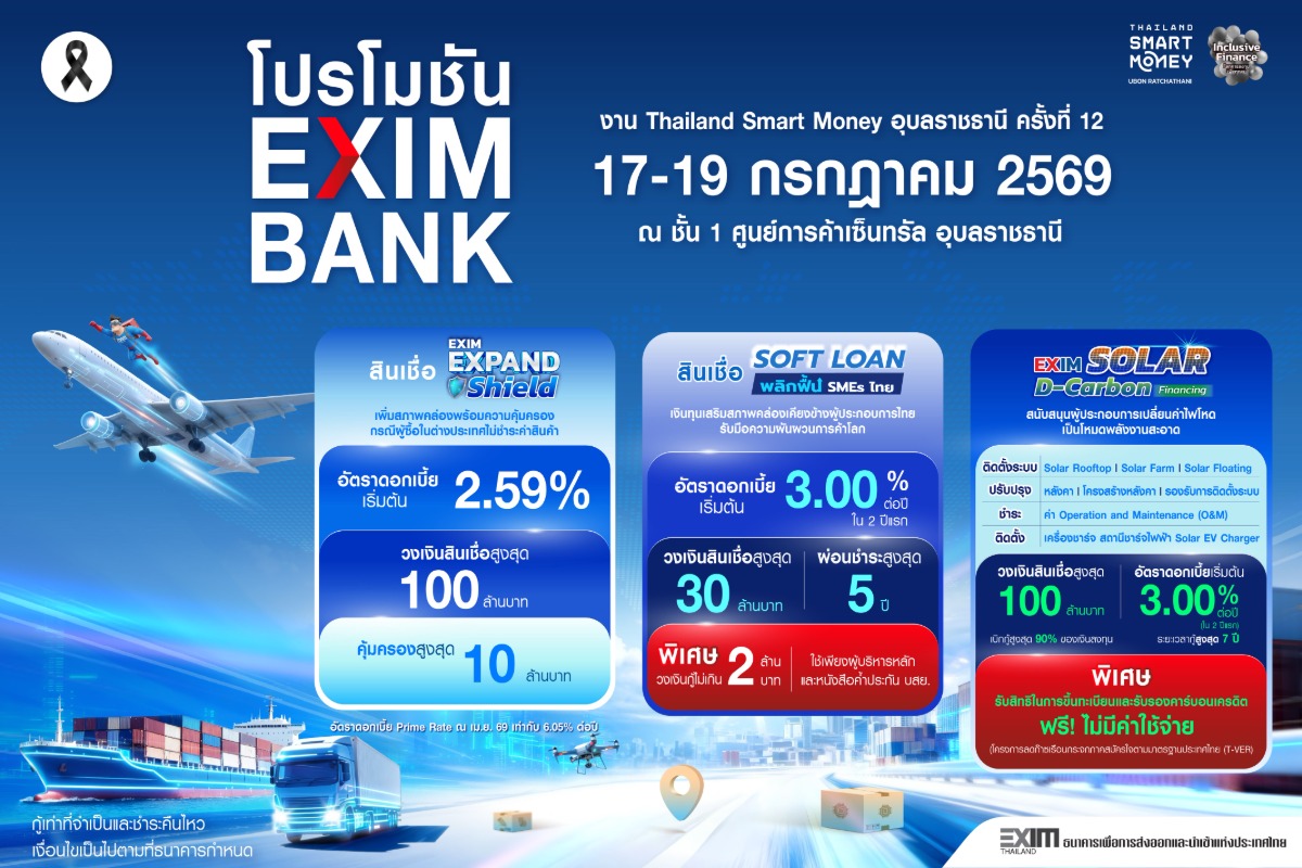 ธนาคารเพื่อการส่งออกและนำเข้าแห่งประเทศไท...