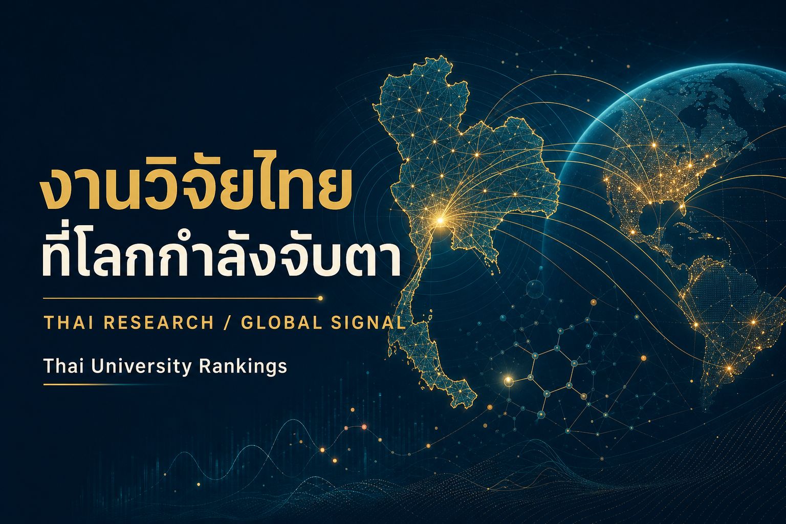 Thai University Rankings เปิดตัว Research...