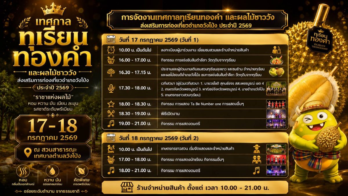 เกษตรจังหวัดเพชรบูรณ์ ขอเชิญชวนนักท่องเที...