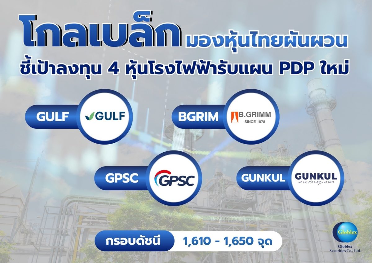 บล. โกลเบล็ก (GBS) ประเมินตลาดหุ้นไทยสัปด...