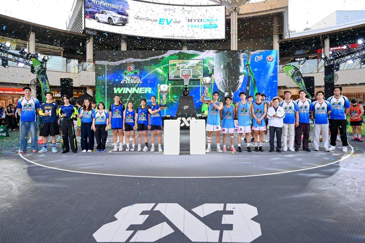 หลังจากการแข่งขันบาสเกตบอล 3x3 ที่ดุเดือด...