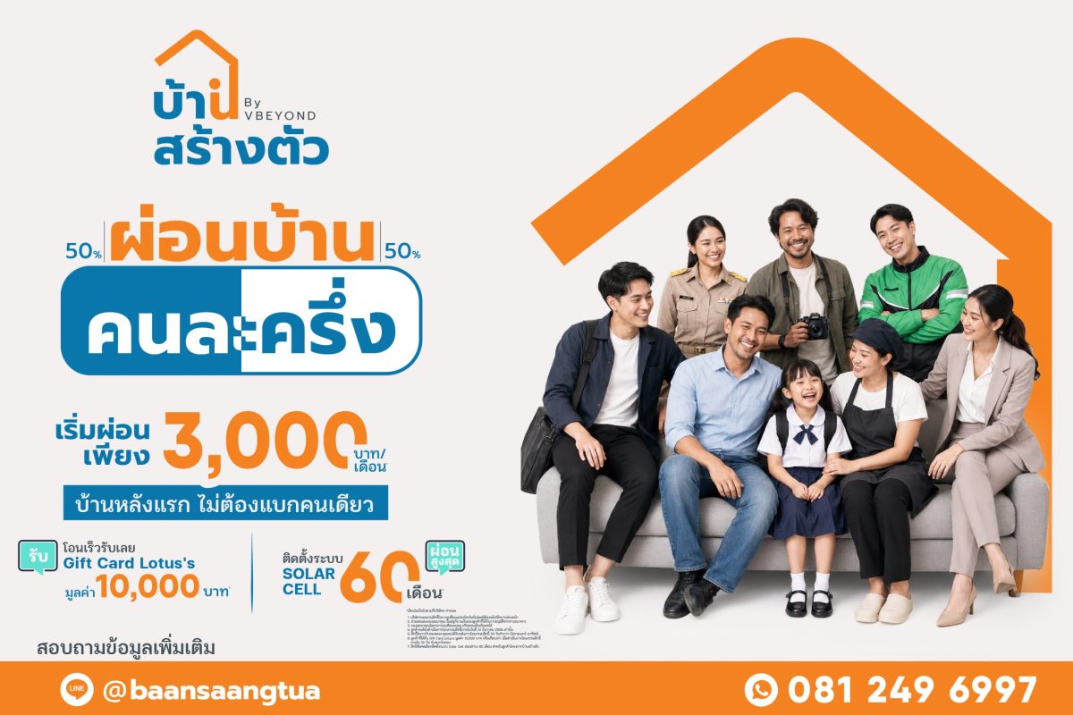 พร้อมเปิดโปรฯ ผ่อนบ้านคนละครึ่ง กระตุ้นกำ...