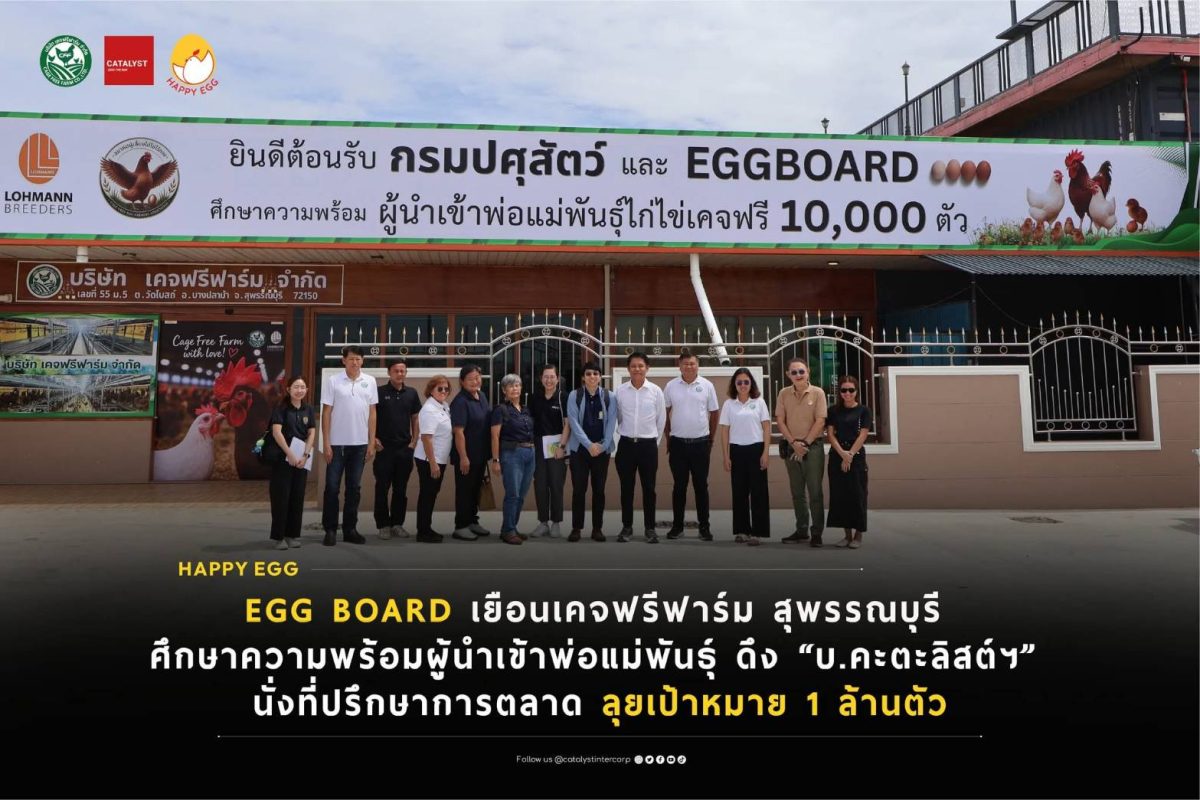 บริษัท เคจฟรีฟาร์ม จำกัด สุพรรณบุรี ประกา...