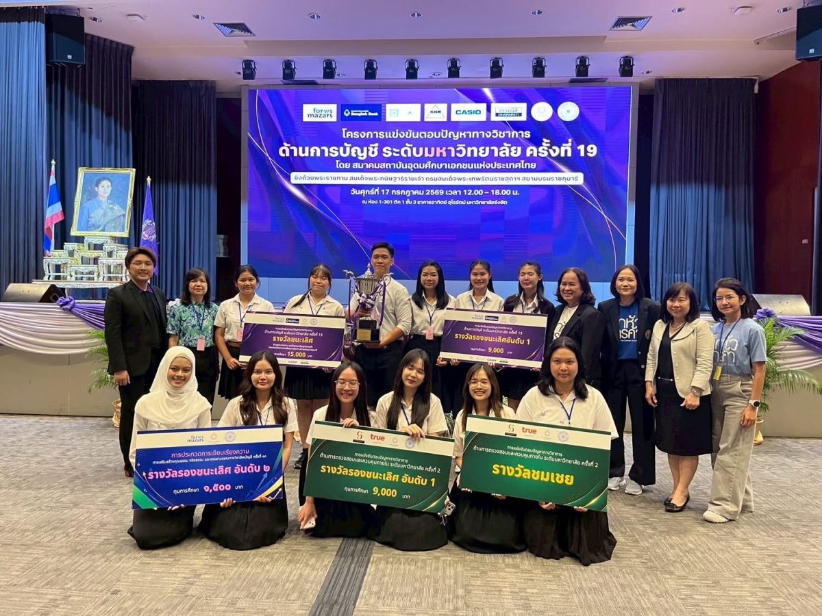 ขอแสดงความยินดีและชื่นชมนักศึกษาที่สร้างช...