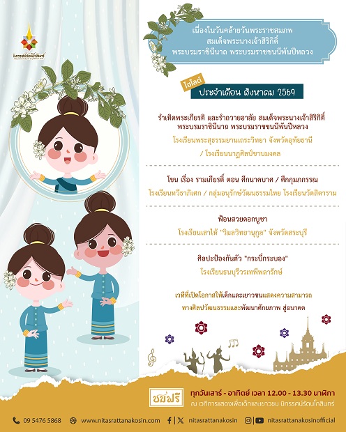 เนื่องในวันคล้ายวันพระราชสมภพสมเด็จพระนาง...