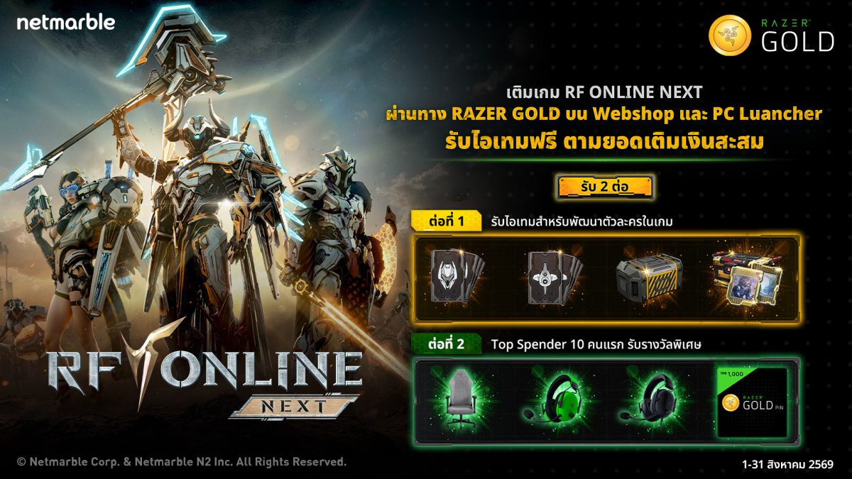 เกม Sci-Fi MMORPG แห่งโลกจักรกล 'RF ONLINE NEXT' จา...