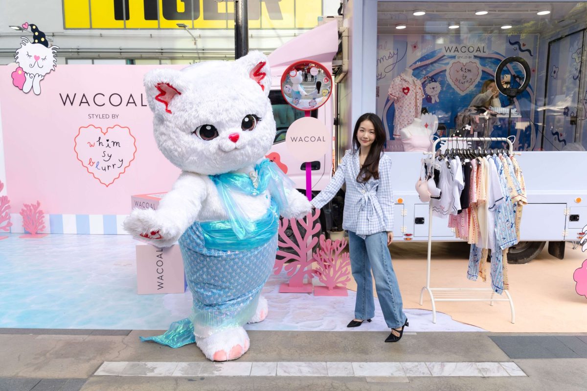 Wacoal ชวนตกหลุมรักน้องแมว กับคอลเลกชัน "Wacoal Styled by Whimsy Blurry"
