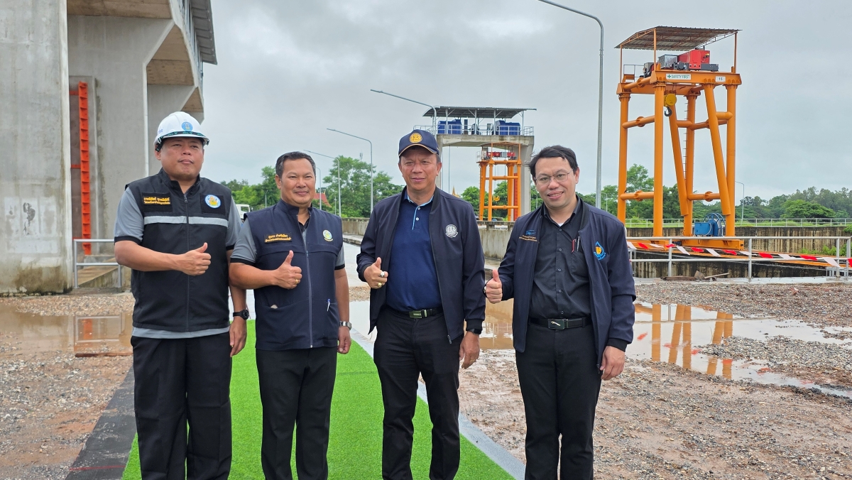 เดินหน้าเต็มสูบ! สทนช. ลงพื้นที่เจาะลึก "สถานีสูบน้...