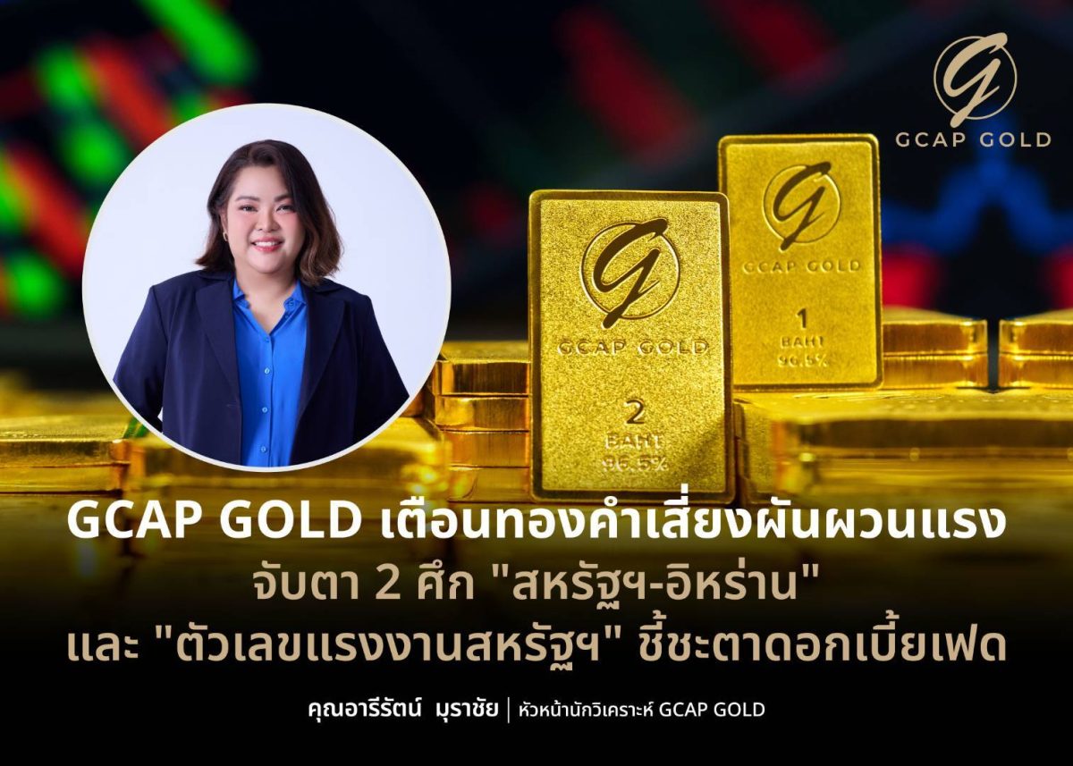 บริษัท จีแคป จำกัด (GCAP GOLD) ชี้ตลาดทอง...