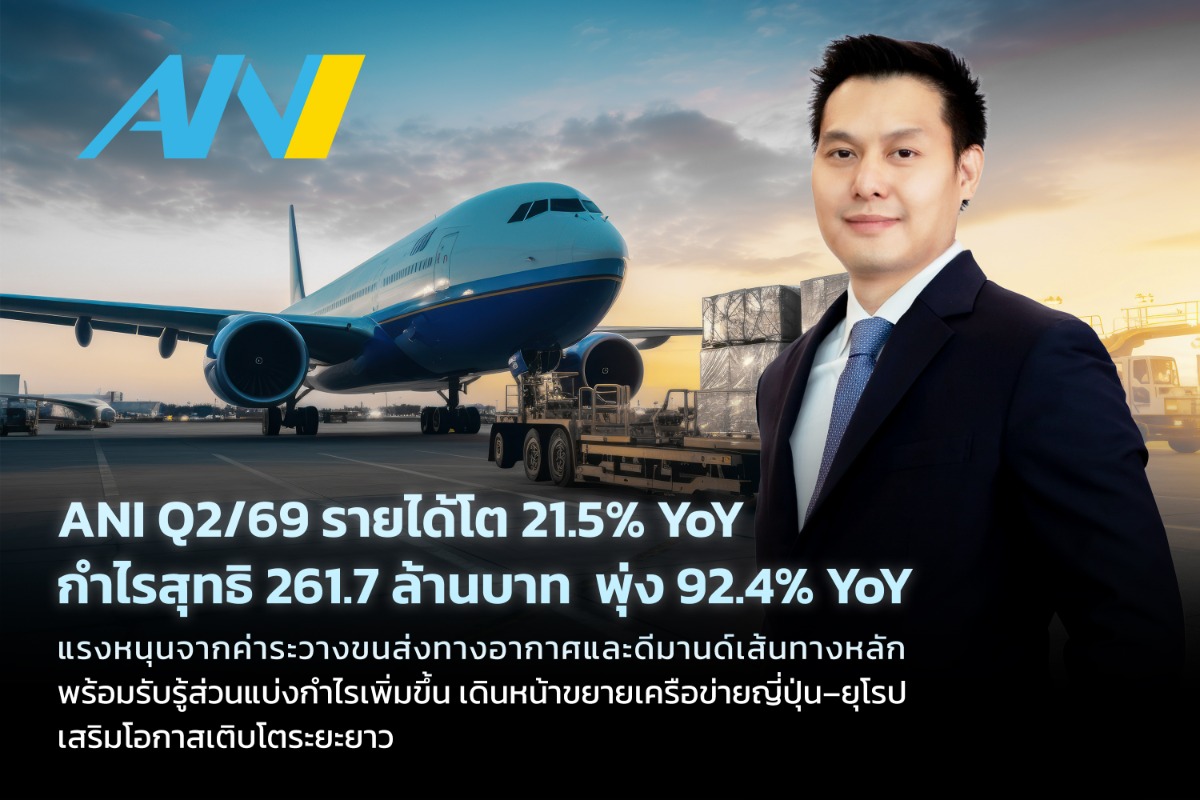 แรงหนุนจากค่าระวางขนส่งทางอากาศและดีมานด์...