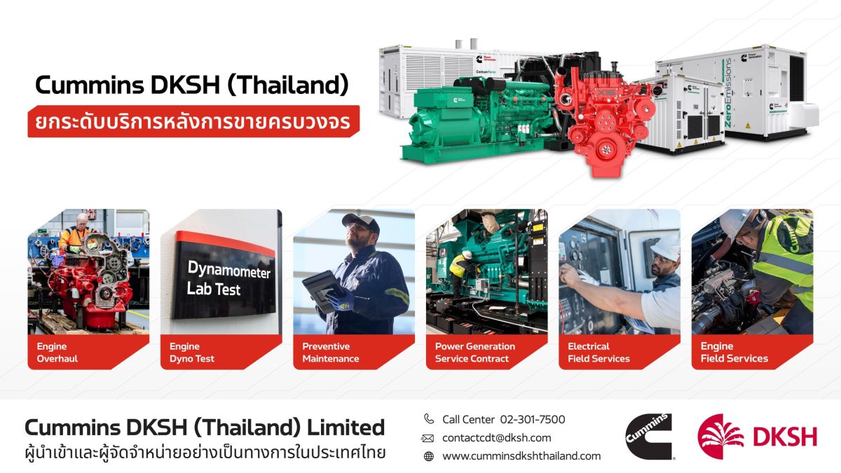 Cummins เป็นผู้นำระดับโลกด้านโซลูชันพลังง...