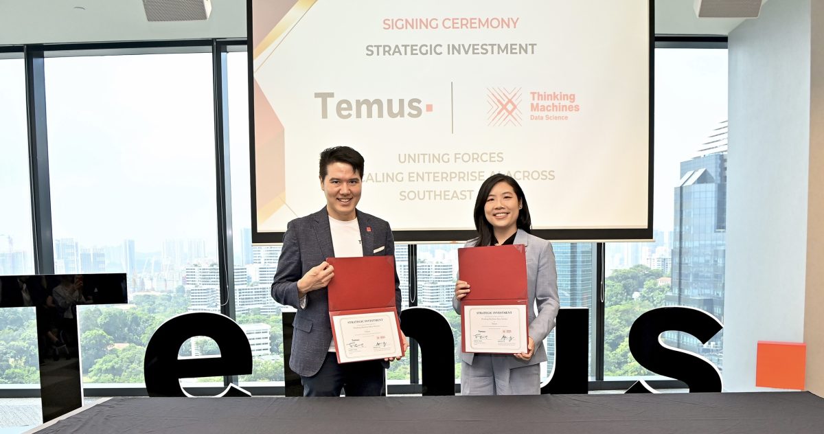 Temus, a Temasek-backed AI and digital tr...