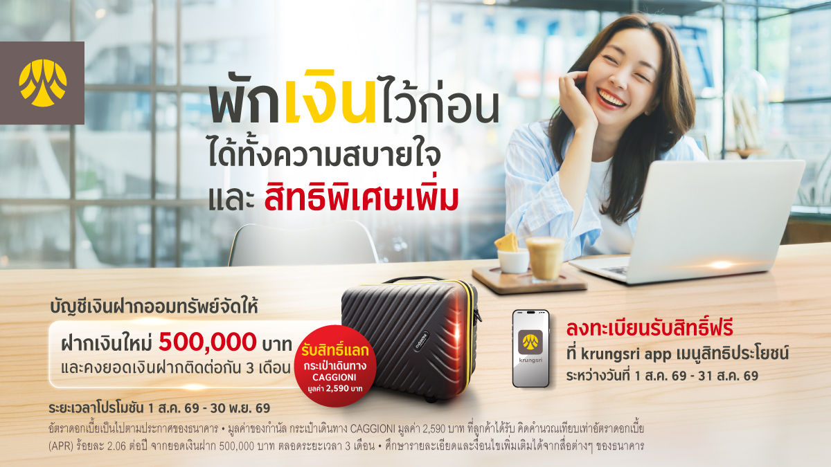 กรุงศรี (ธนาคารกรุงศรีอยุธยา จำกัด (มหาชน)) มอบสิทธ...