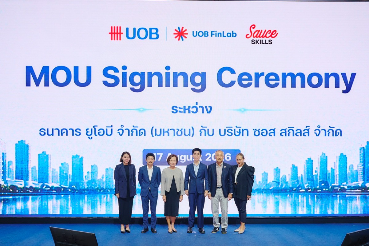 ผู้บริหารและพันธมิตรจาก ธนาคารยูโอบี ประเ...