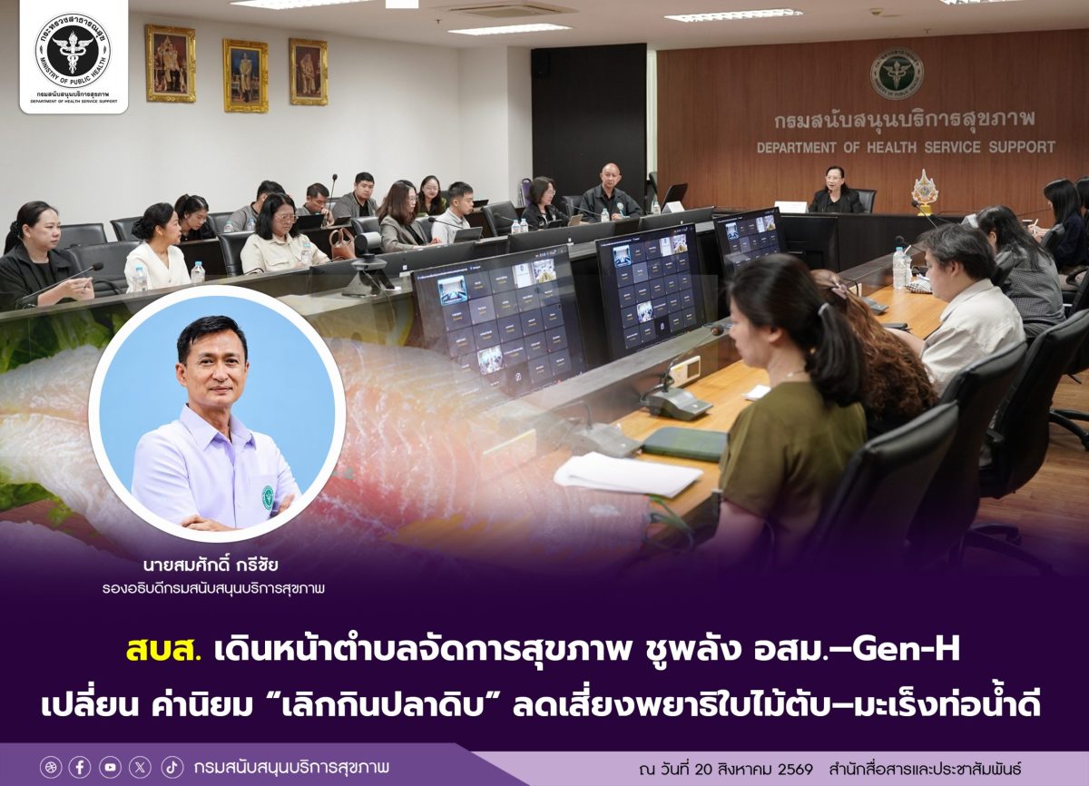 กรมสนับสนุนบริการสุขภาพ (สบส.) กระทรวงสาธ...