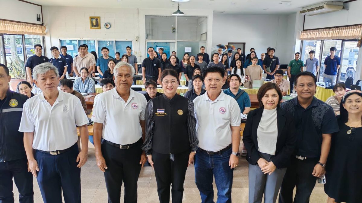 ณ ศูนย์วิจัยและพัฒนาการเพาะเลี้ยงสัตว์น้ำ...