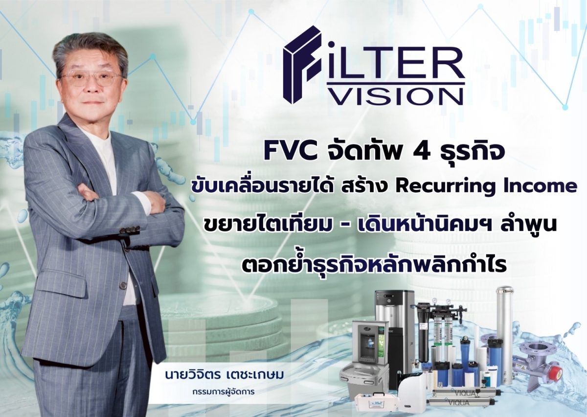 บมจ.ฟิลเตอร์ วิชั่น (FVC) เดินหน้าครึ่งปี...