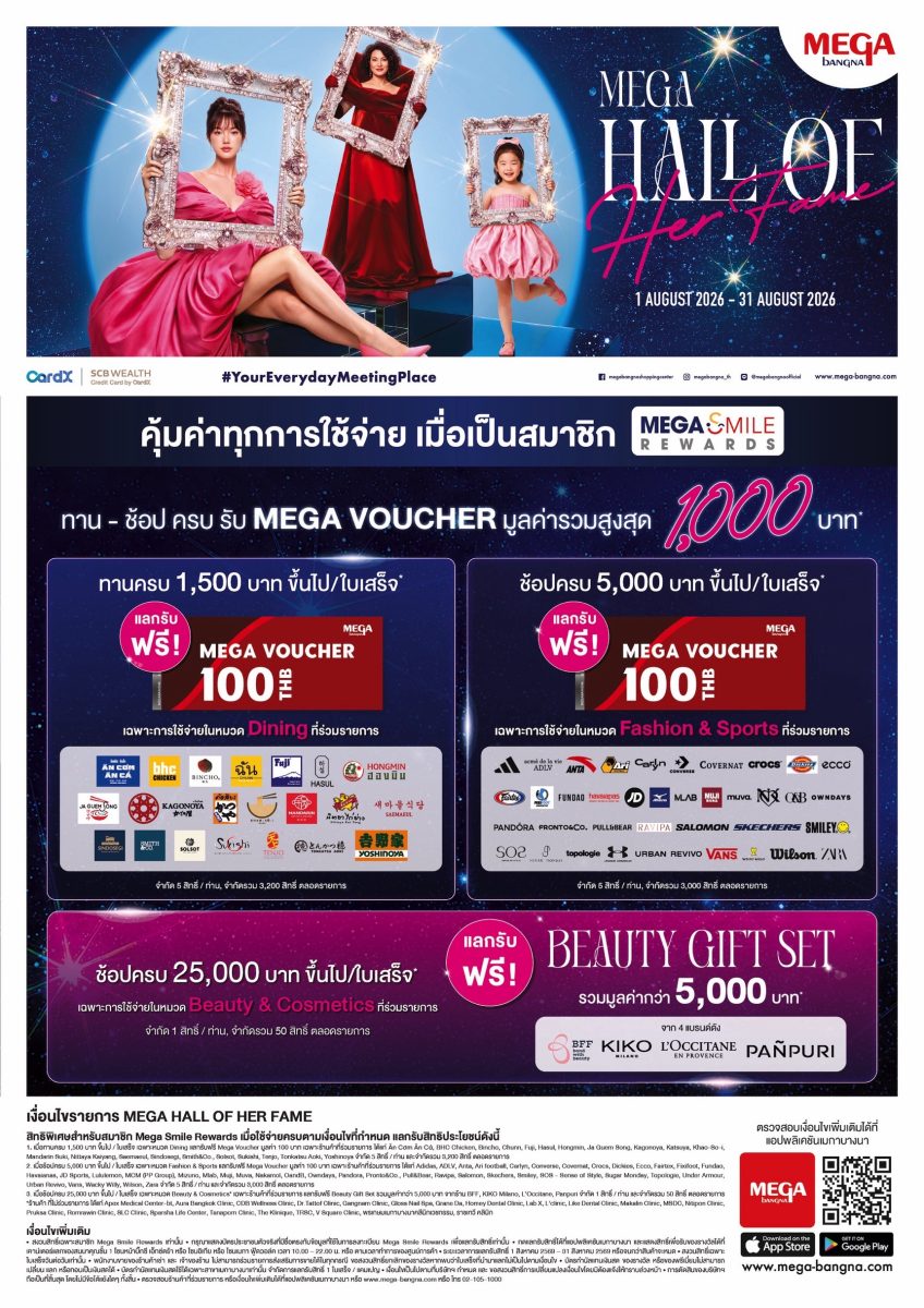 มอบโปรโมชัน สิทธิพิเศษ และกิจกรรมสุดประทับใจ วันที่...