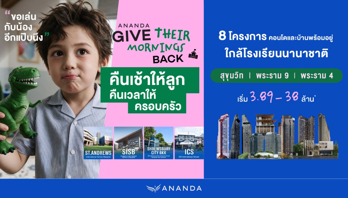 รวม 8 คอนโด-บ้านพร้อมอยู่ใกล้โรงเรียนนานาชาติ 3 ทำเ...